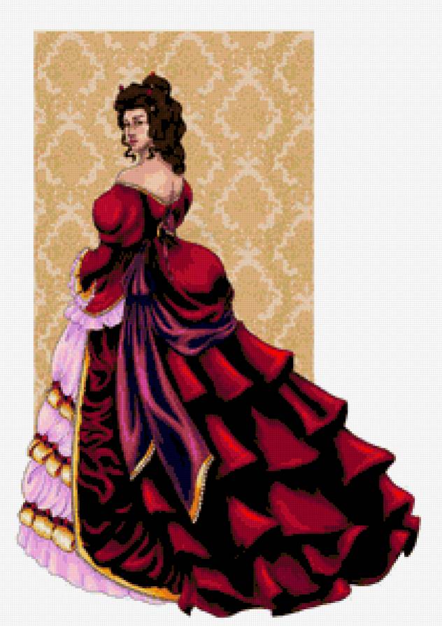 дама эпохи - дама - предпросмотр