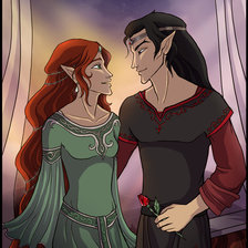 Схема вышивки «Нэри и Наро»