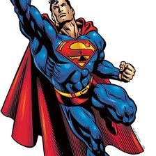 Схема вышивки «Супермен»