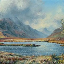 Схема вышивки «Пейзаж»