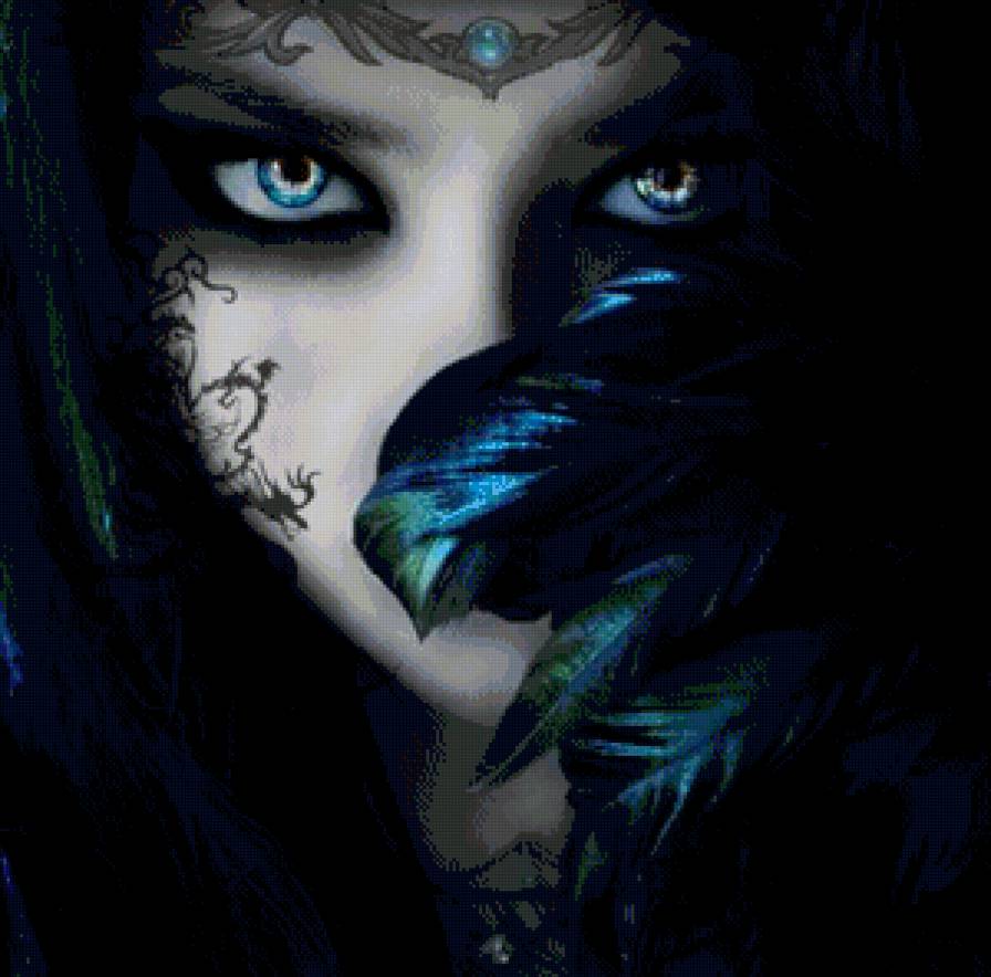 любимые глаза - красота, картина, ретро, портрет, девушка - предпросмотр