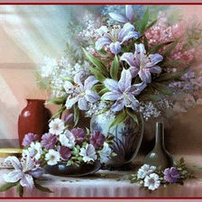 Натюрморт из лилий