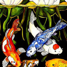 Схема вышивки «Чудо рыбки»