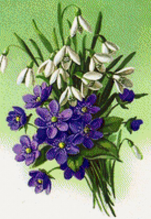 ВЕСНЯНИЙ БУКЕТ - квіти - предпросмотр