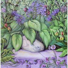 Схема вышивки «весна пришла»