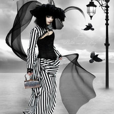 Схема вышивки «Из цикла монохром..»