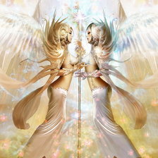 Схема вышивки «Ангел»