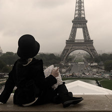 Схема вышивки «в Париже»