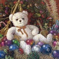 Схема вышивки «Новогодняя елка»