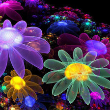 Схема вышивки «цветы»