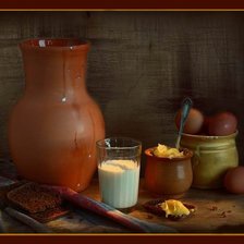 Схема вышивки «Кувшин и яйца»