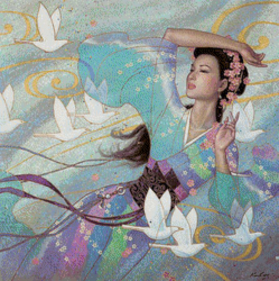 японка - девушка, красота, азия - предпросмотр