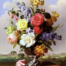 Схема вышивки «Букет»