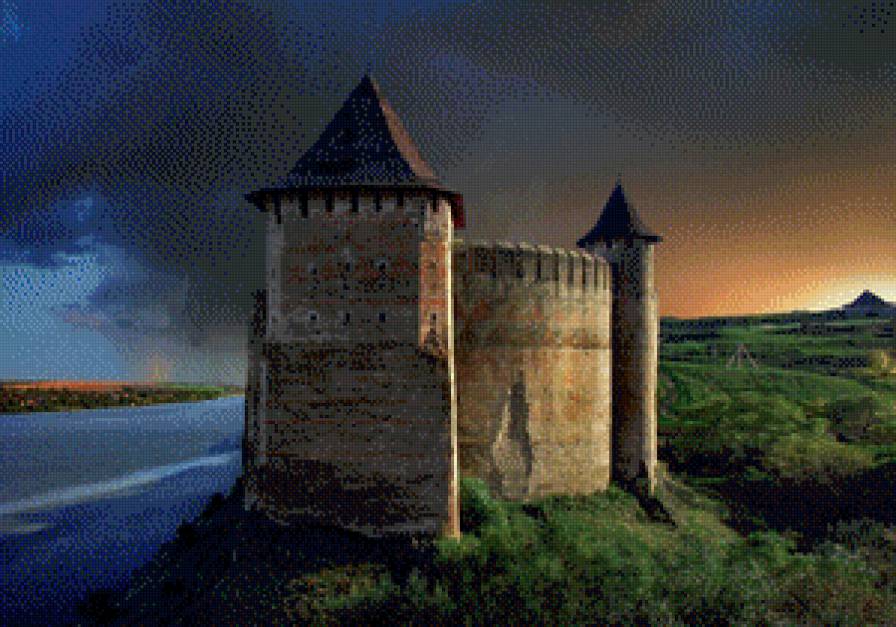 №627198 - замок, пейзаж, природа - предпросмотр