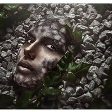 Схема вышивки «Лицо»