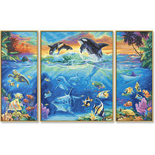 триптих подводный мир