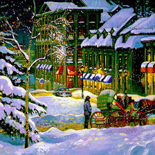 Схема вышивки «сказочный городок»