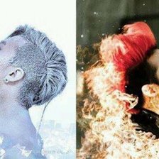 Схема вышивки «GD»