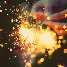 Схема вышивки «Бенгальские огни»