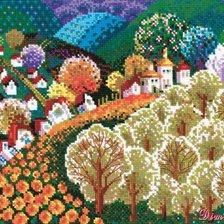 Схема вышивки «23»