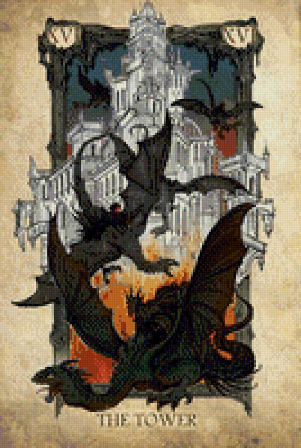 Цвайн - властелин колец, карта таро, назгул - предпросмотр