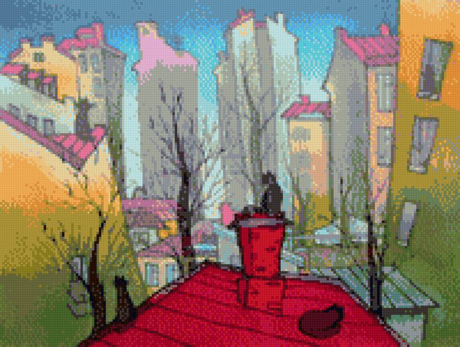 Весенние коты - коты - предпросмотр