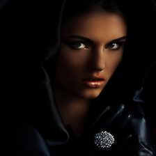 Схема вышивки «Роковая женщина»