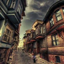 Схема вышивки «Город»