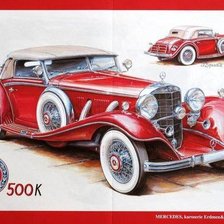 Схема вышивки «MERCEDES 500K»