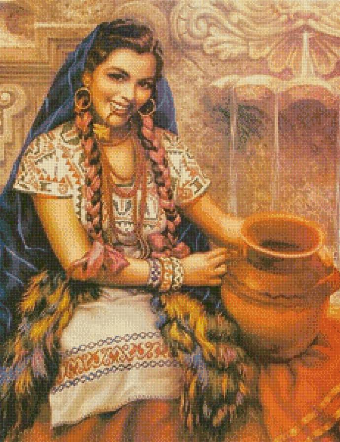 серия ,,женщины" - женщина - предпросмотр