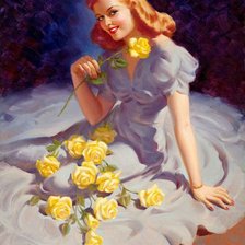 рыжеволосая красавица