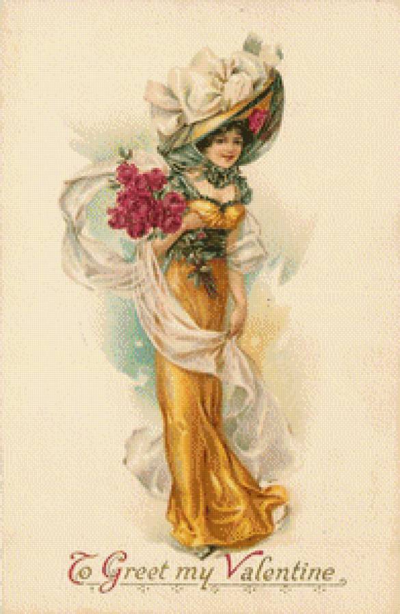 девушка в стиле ретро - девушки - предпросмотр