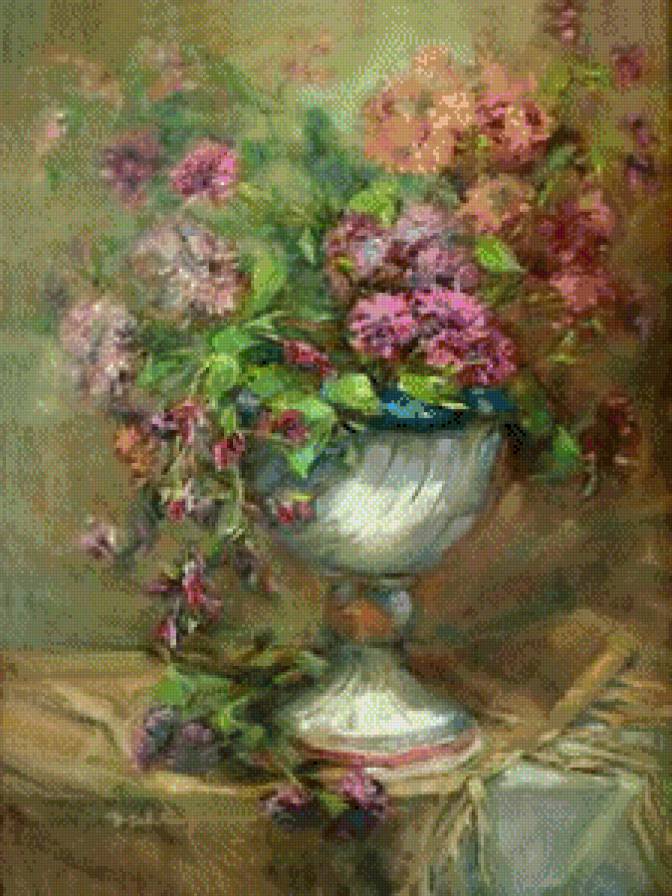 ваза с цветами - цветы - предпросмотр