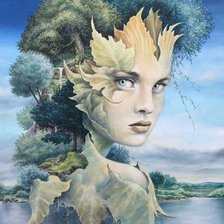 Схема вышивки «женский образ»