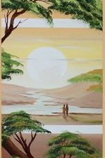 Схема вышивки «восход часть 3»