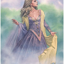 Схема вышивки «фея тумана»