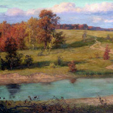 Схема вышивки «третья часть триптиха - осень»