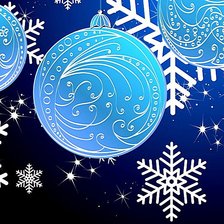 Схема вышивки «Елочные шарики»