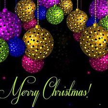 Схема вышивки «Елочные шарики»