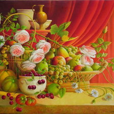 Схема вышивки «натюрморт»