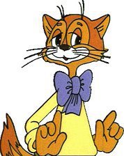 Схема вышивки «кот леопольд»