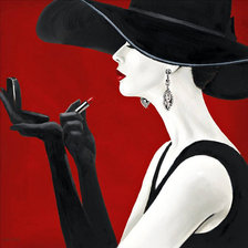 Схема вышивки «женский образ»