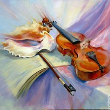 Схема вышивки «Скрипка»