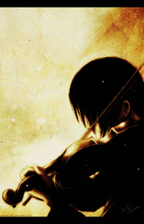 Скрипач - скрипка, музыка - предпросмотр