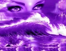 Схема вышивки «морской взгляд»