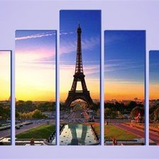 Схема вышивки «полиптих Париж»