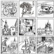 Схема вышивки «город Львов»