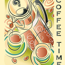 Схема вышивки «Кофейный натюрморт»