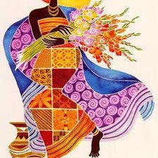 Схема вышивки «Африканка 3»