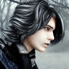 Схема вышивки «Парень»